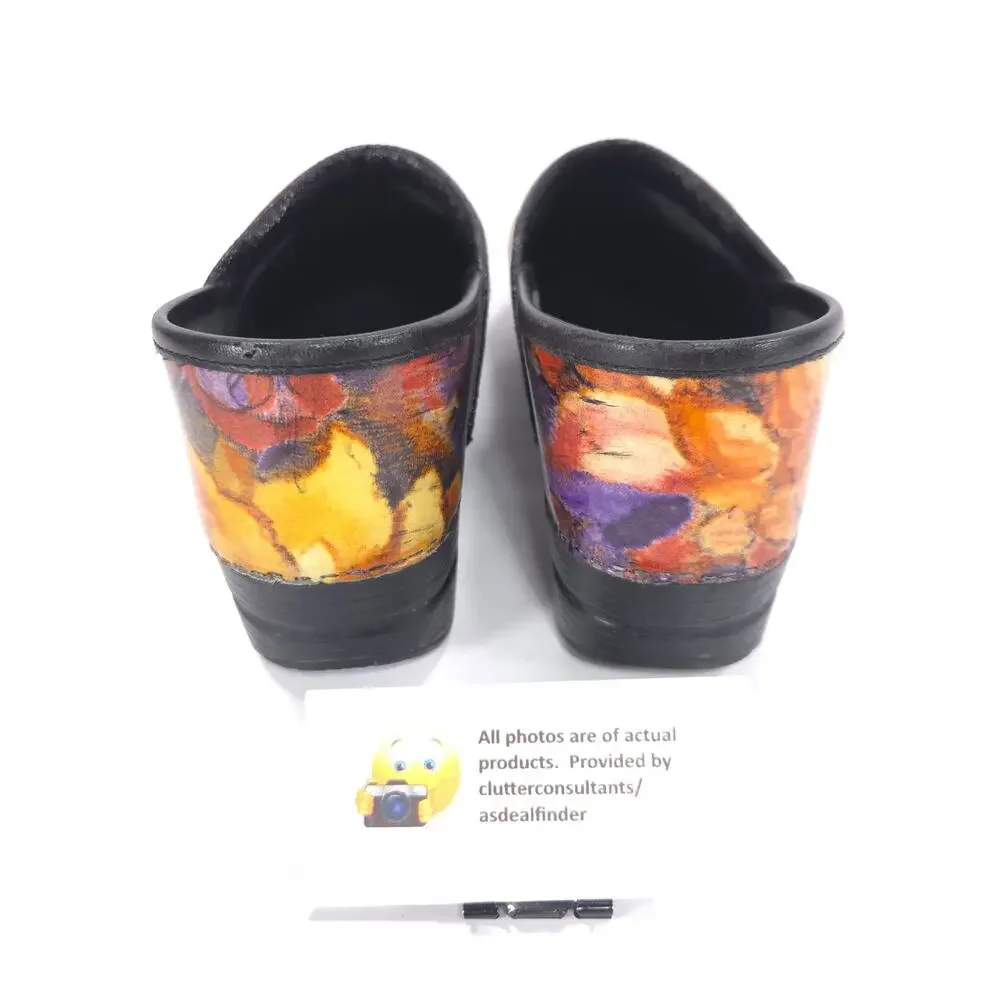 Dansko Casual Nursing Mule Clog Shoe Womens Size 11 41 606998202 Yellow Orange